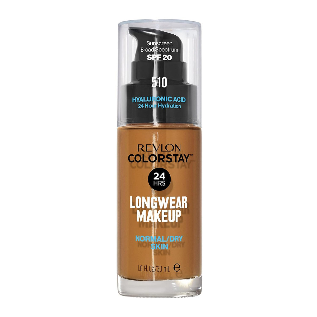 Revlon Liquid Foundation, ColorStay Face Makeup for Normal & Dry Skin, SPF 20, Longwear Medium-Full Coverage with Natural Finish, 240 Medium Beige, 1 Fl Oz
