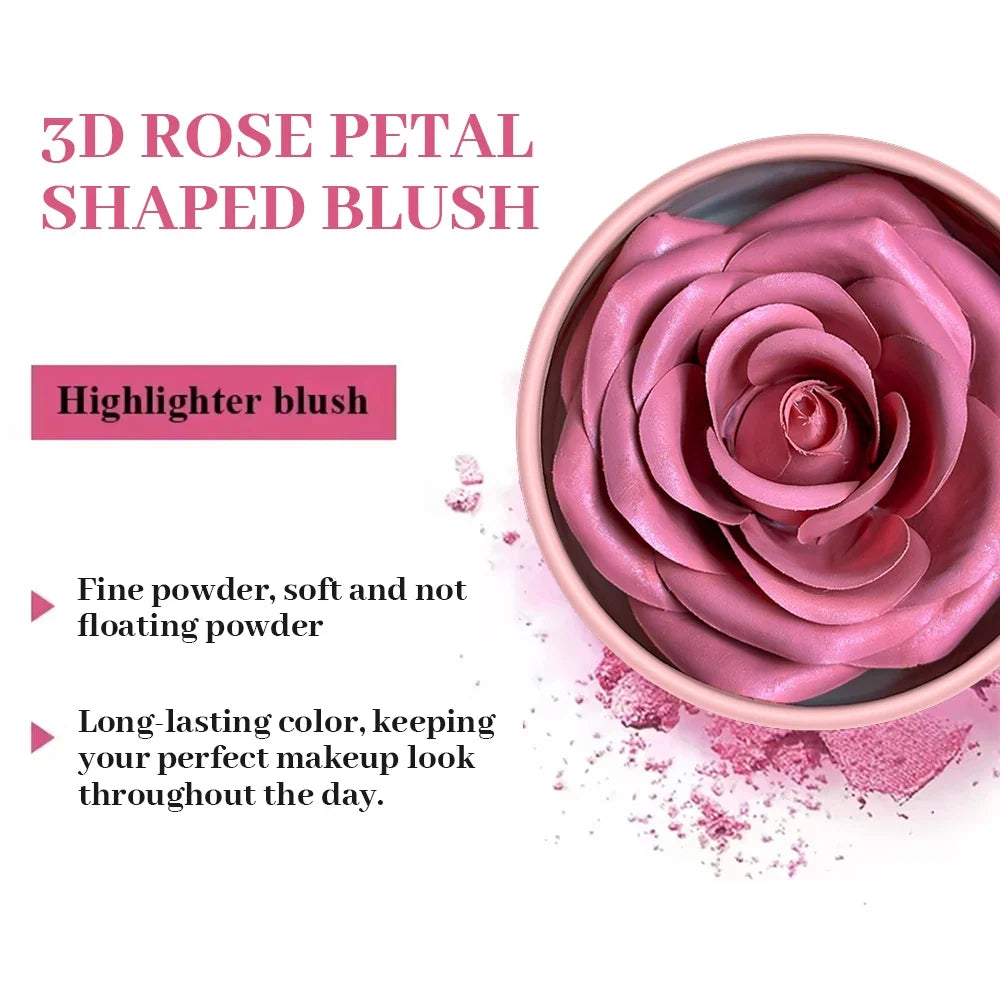 Single Color Matte Petal Blush Palette Highgloss Contouring Cream Contour Makeup Rouge for Women Beauty Cosmetics Makeup Palette