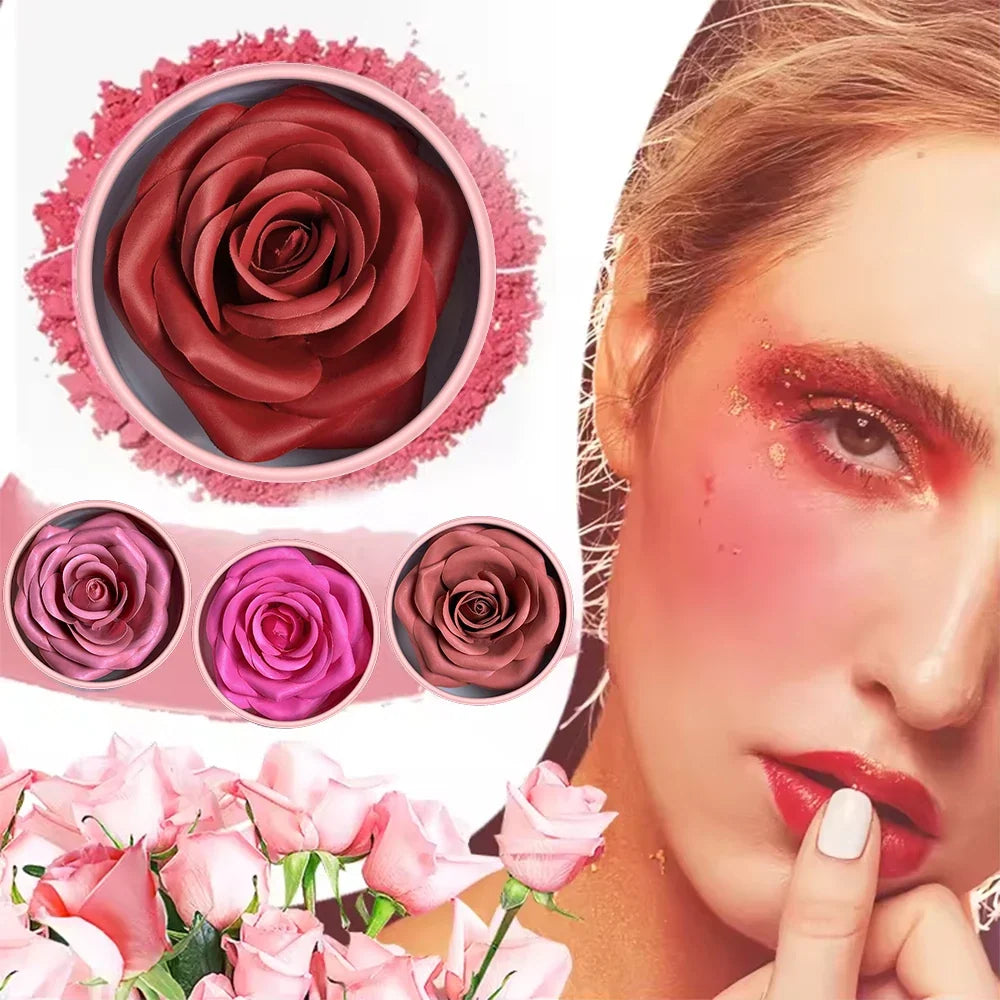 Single Color Matte Petal Blush Palette Highgloss Contouring Cream Contour Makeup Rouge for Women Beauty Cosmetics Makeup Palette